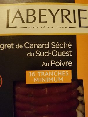 Magret de Canard Séché du Sud-Ouest au poivre