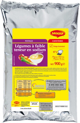 Potage aux légumes sans sel ajouté