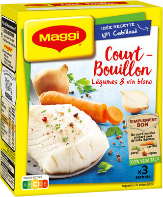 Court-Bouillon MAGGI Légumes Vin Blanc - 3x50g
