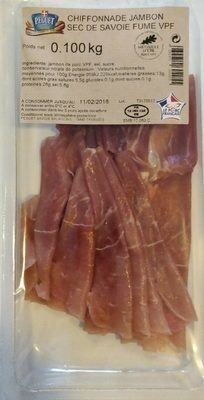 Chiffonnade jambon sec de Savoie fumé