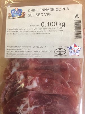 Chiffonnade coppa de Savoie