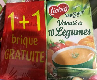 Liebig pur soupe Velouté de 10 Légumes 1+1