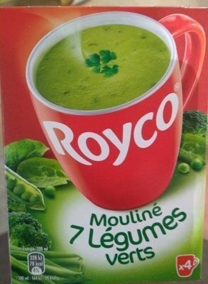 Soupe instantanée mouliné 7 légumes verts
