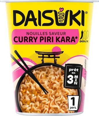 Nouilles saveur curry piri kara