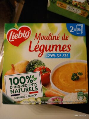 Mouliné de légumes -25% de sel