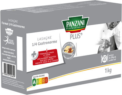 Panzani lasagne 1/4 gastronorme panzani+ 1kg