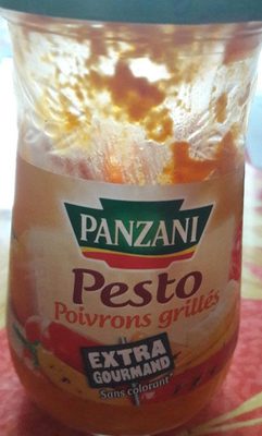 Sauce pesto poivrons grillés