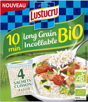 Lustucru riz 10 min bio sachets (4x90g)