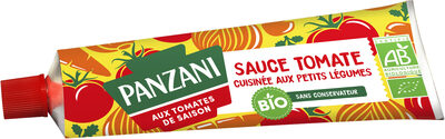 Sauce tomate cuisinée aux petits légumes bio