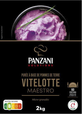 Purée de pommes de terre violette