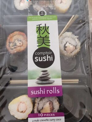Sushi Rolls la barquette de 10 pièces 190 g