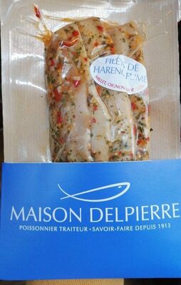 Filets de hareng fumée Millet, Oignons et poivrons