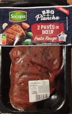 Pavés de boeuf pesto rouge
