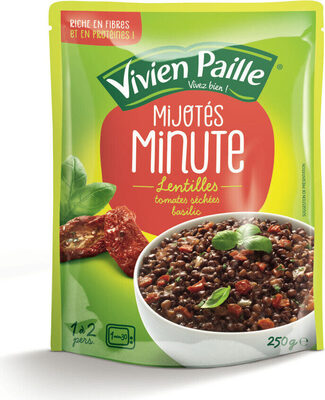 Lentilles tomates basilic