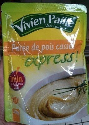 Purée de pois cassés- cuisiné