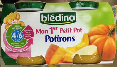 Mon 1er petit pot Potirons