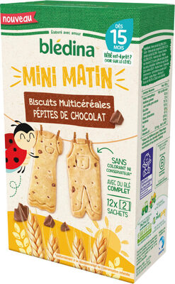 Mini matin Biscuits multicéréales Pépites de chocolat