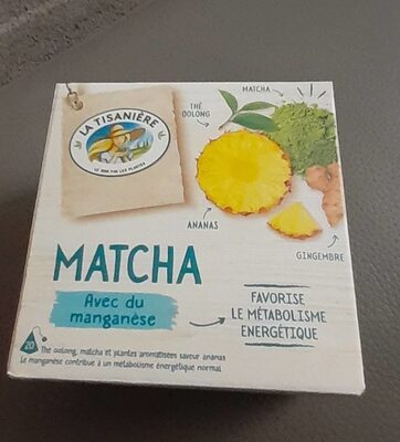 La Tisaniere - Matcha Manganese Tea 20 Bags, 30g (1.1oz)