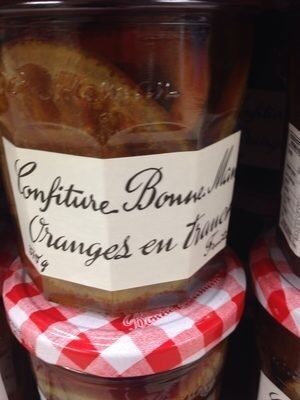 Confiture orange en tranches