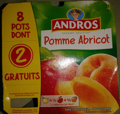 Dessert pommes abricots x8