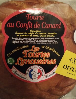Tourte au confit de canard
