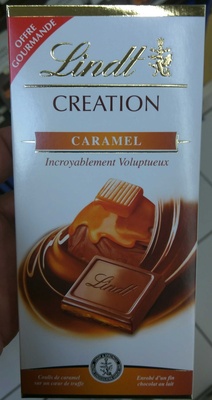 Création - Chocolat au lait, caramel et pointe de sel
