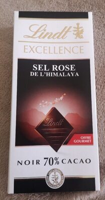 Noir 70% sel rose de l'Himalaya