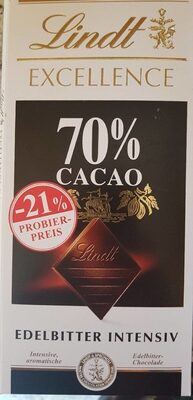 Lindt Excellence 70% cacao