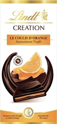 Tablette de chocolat - le coulis d’orange