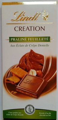 Création - Praliné Feuilleté aux éclats de crêpe dentelle