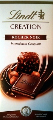 Rocher noir intensément croquant