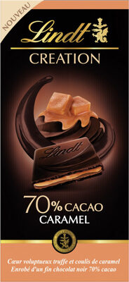 Chocolat noir 70% Caramel
