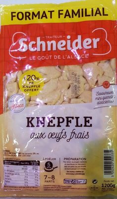 Knepfle aux oeufs frais