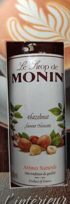 sirop noisette