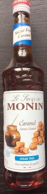 Sirop Monin caramel sans sucre