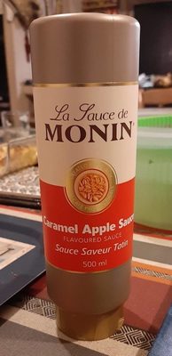 La sauce de Monin Caramel Apple Sauce
