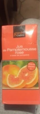 Jus de pamplemouse rose