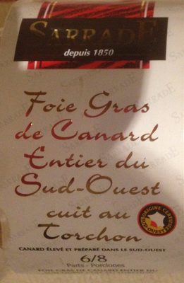 Foie gras de canard entier du sud ouest