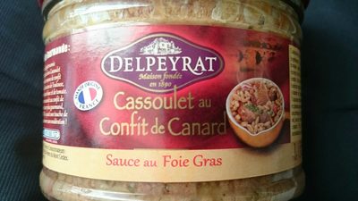 Cassoulet au Confit de Canard - sauce au Foie Gras