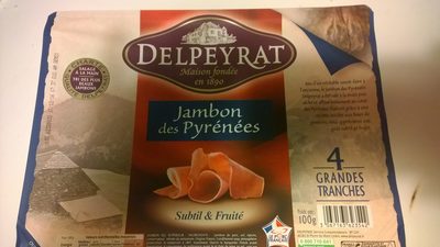 Jambon sec des Pyrénées Delpeyrat