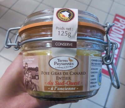 Foie Gras de canard entier du Sud-Ouest à l'ancienne