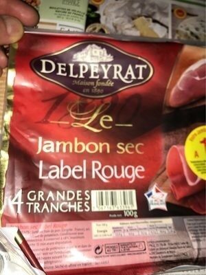 Jambon sec label rouge