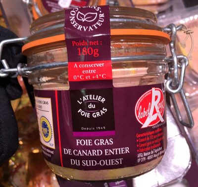 Foie gras de canard entier du Sud-Ouest