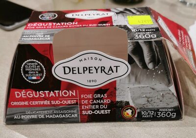 Foie gras de canard entier du Sud-Ouest