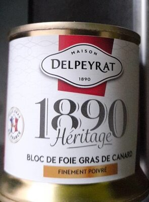 Bloc de  foie gras de canard