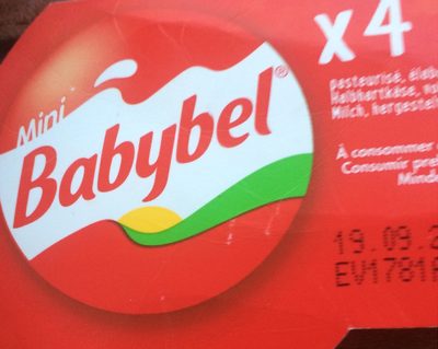 Mini Babybel Rouge X 4 23,5 %