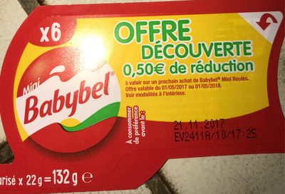 Minibaby f6 132g offre decouverte