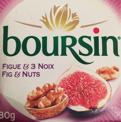 Boursin figue et noix