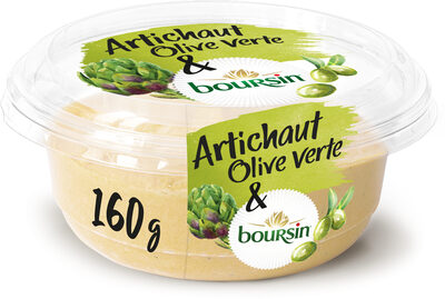Boursin artichaut olive verte
