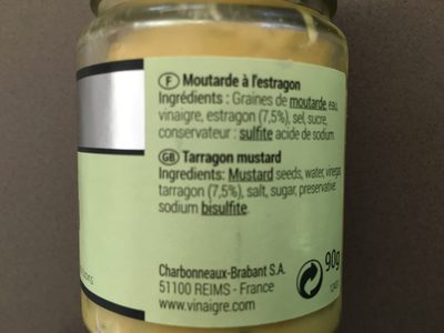 Moutarde estragon